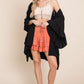 Wide sleeves ruffle kimono KRT1650-1