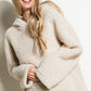 Fuzzy Faux Fur Oversized Sweatshirt