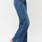 Judy Blue Full Size Double Button Wide Leg Jeans