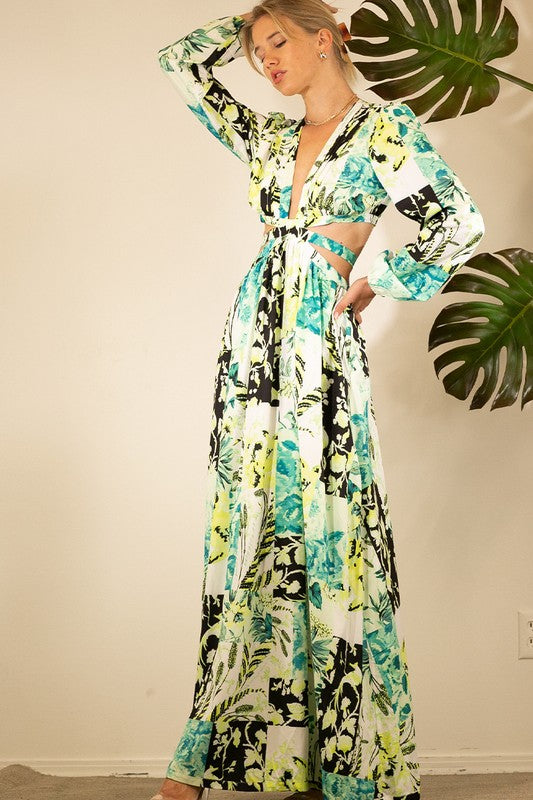 Printed Maxi Dress