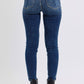 Judy Blue Full Size Mid-Rise Waist Skinny Jeans with Pockets