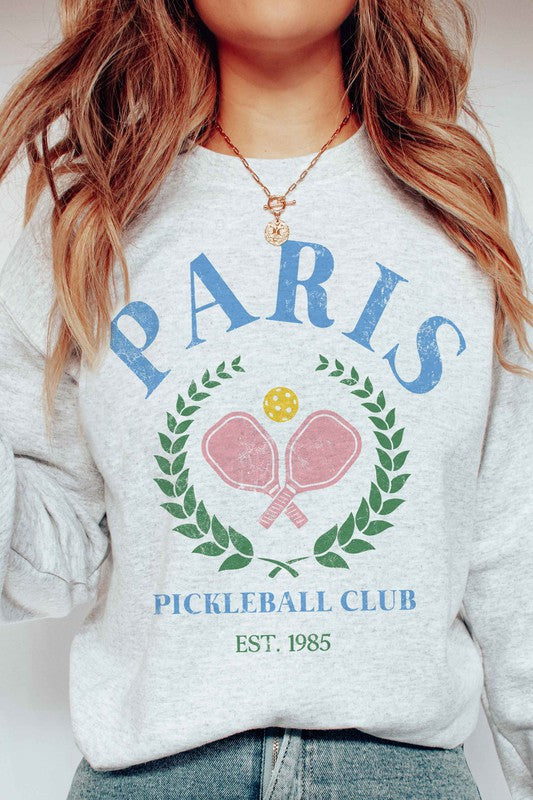 Paris Pickleball Club Graphic Sweatshirt