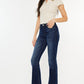 Kancan Full Size Mid Rise Slim Flare Jeans