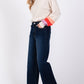 SAGE + FIG High Waist Wide Leg Jeans