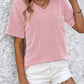 V-Neck Dropped Shoulder T-Shirt