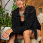 Suede studded fringe jacket PLUS JJO5009P