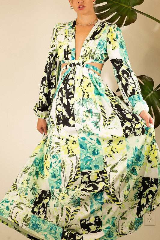 Printed Maxi Dress