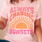 Always Chasing Sunsets Graphic Tee