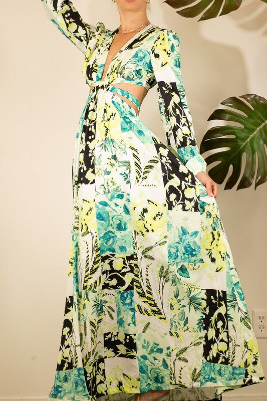 Printed Maxi Dress