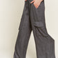 Satin Cargo Pants