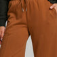 Umgee Drawstring Wide Leg Pants with Pockets