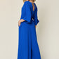 Double Take Full Size Half Sleeve Wide Leg Jumpsuit