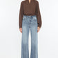 Kancan High Rise Slim Wide Leg Jeans