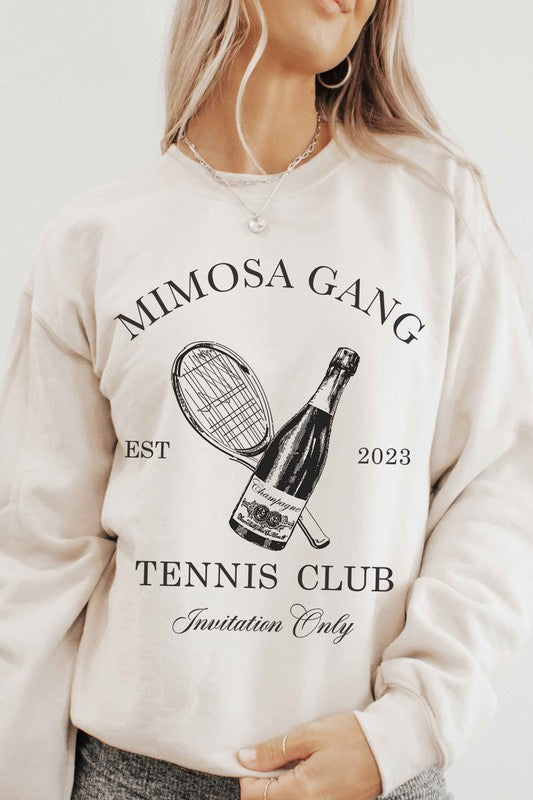 Mimosa Gang Tennis Club Graphic Sweatshirt