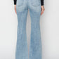 RISEN Full Size High Rise Raw Cut Hem Bootcut Jeans