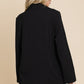 Culture Code One Button Long Sleeve Blazer with Pockets