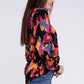 Floral Raglan Sleeve Blouse