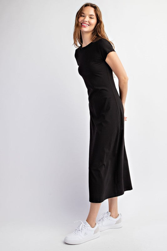 Basic T-Shirt Midi Dress