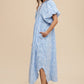 Annie Wear Floral Smock Detail Puff Sleeve Dress