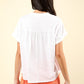 VERY J Nochted Short Sleeve Washed T-Shirt