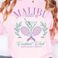 Malibu Tennis and Cocktail Club Graphic Sweatshirt