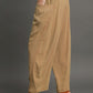 Umgee Elastic Waist Baggy Fit Pants with Pockets