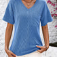 V-Neck Dropped Shoulder T-Shirt