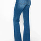 bytos Full Size High Rise Bootcut Jeans with Pockets