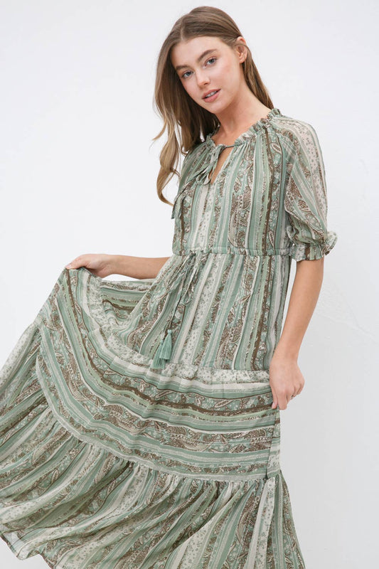 Tiered Maxi Dress