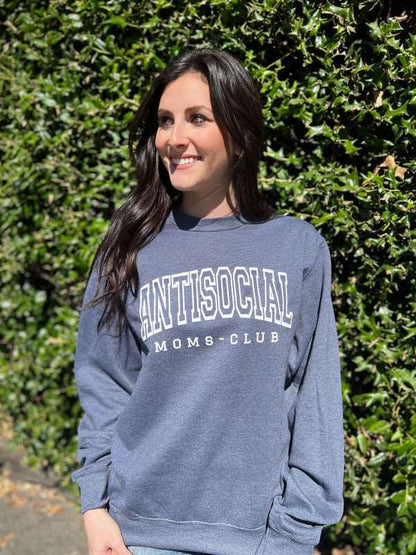 Antisocial Moms Club Sweatshirt - Emmie Gray Boutique