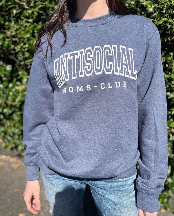 Antisocial Moms Club Sweatshirt - Emmie Gray Boutique