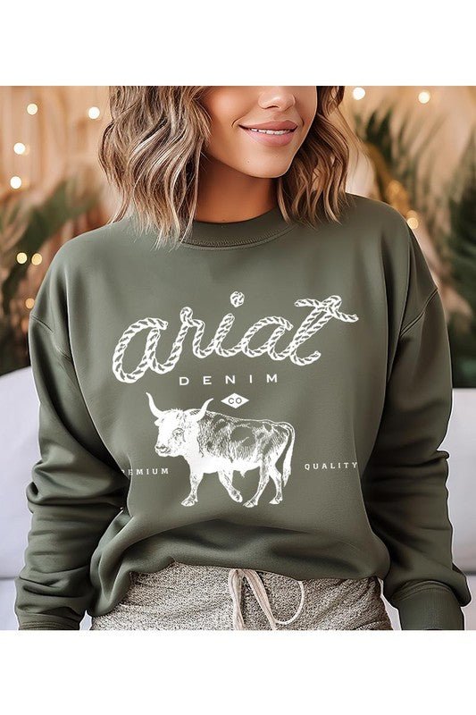 Ariat Fleece Sweatshirt - Emmie Gray Boutique