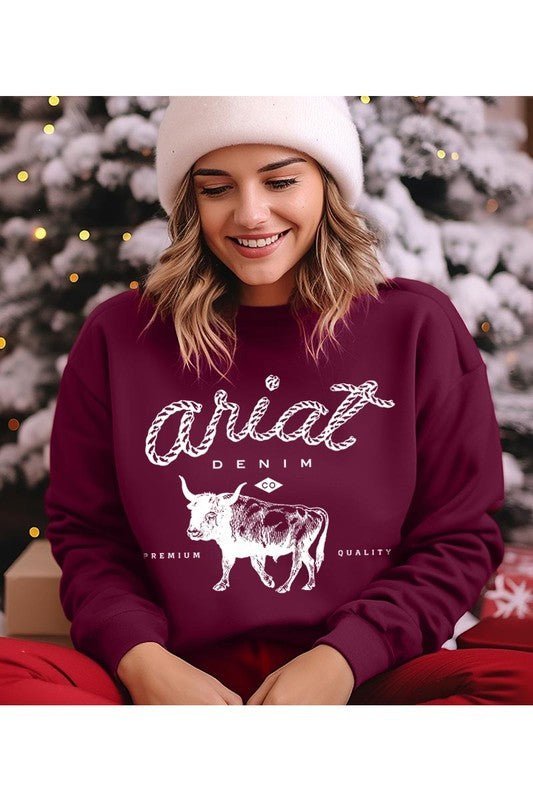 Ariat Fleece Sweatshirt - Emmie Gray Boutique