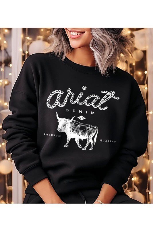 Ariat Fleece Sweatshirt - Emmie Gray Boutique