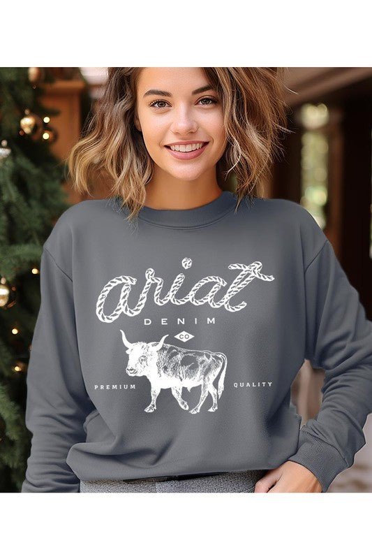 Ariat Fleece Sweatshirt - Emmie Gray Boutique