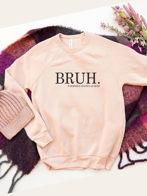 Bruh mom Bella Canvas Premium Sweatshirt - Emmie Gray Boutique