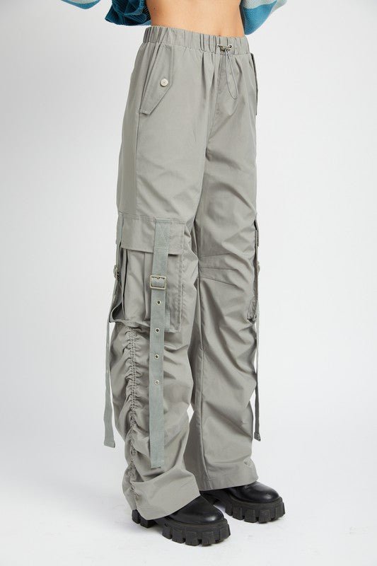 Cargo Parachute Pants - Emmie Gray Boutique