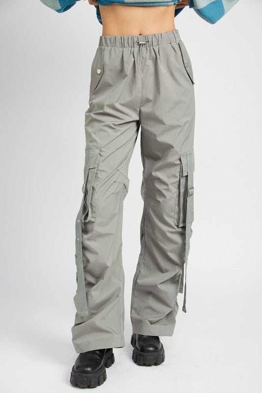 Cargo Parachute Pants - Emmie Gray Boutique