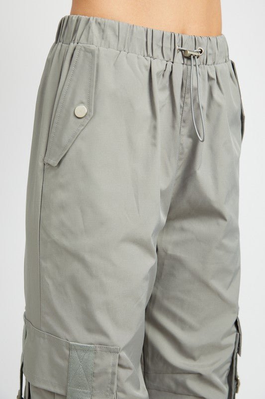 Cargo Parachute Pants - Emmie Gray Boutique