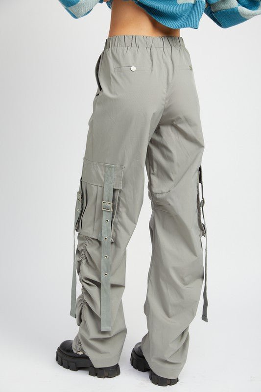 Cargo Parachute Pants - Emmie Gray Boutique