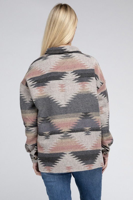 Geometric Pattern Jacket - Emmie Gray Boutique