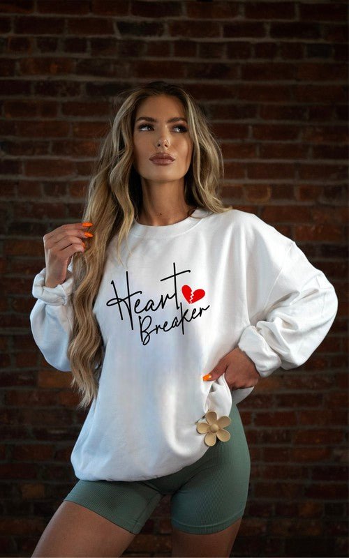 Heart Breaker Sweatshirt - Emmie Gray Boutique