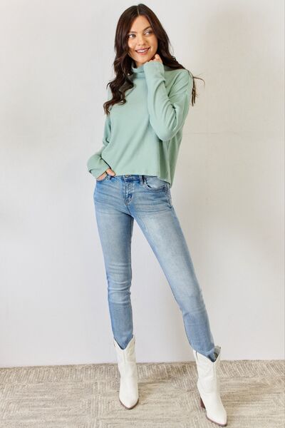 HYFVE Long Sleeve Turtleneck Top - Emmie Gray Boutique