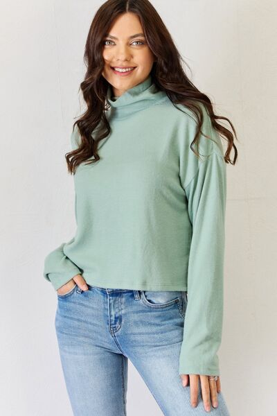 HYFVE Long Sleeve Turtleneck Top - Emmie Gray Boutique