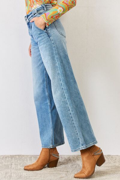 Kancan High Waist Wide Leg Jeans - Emmie Gray Boutique