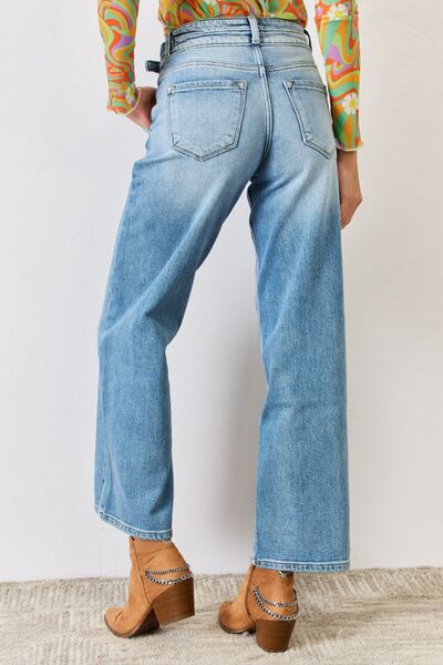 Kancan High Waist Wide Leg Jeans - Emmie Gray Boutique